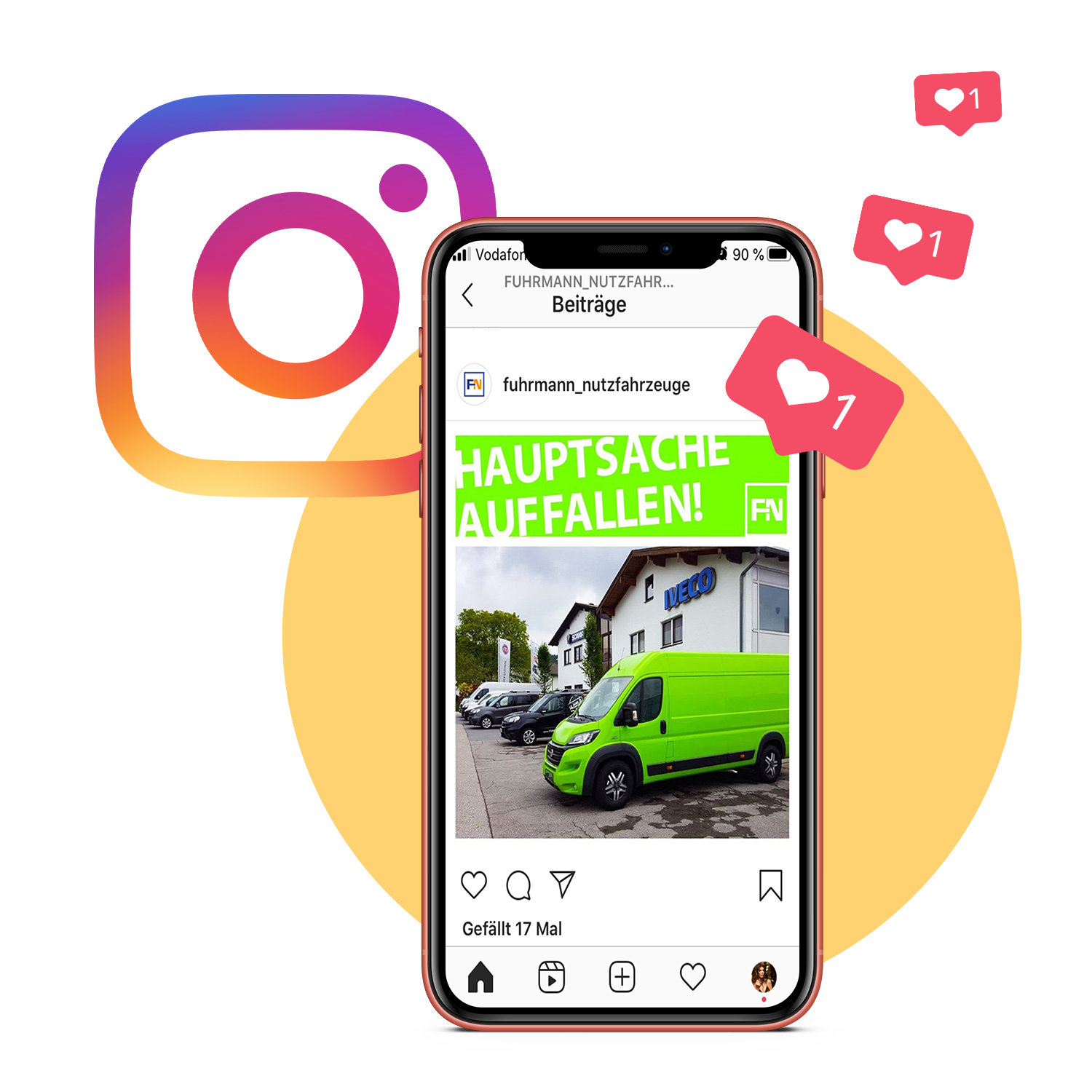 Instagram Werbeanzeigen mit art2media